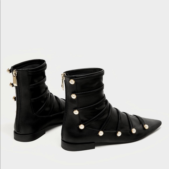 boots perles zara